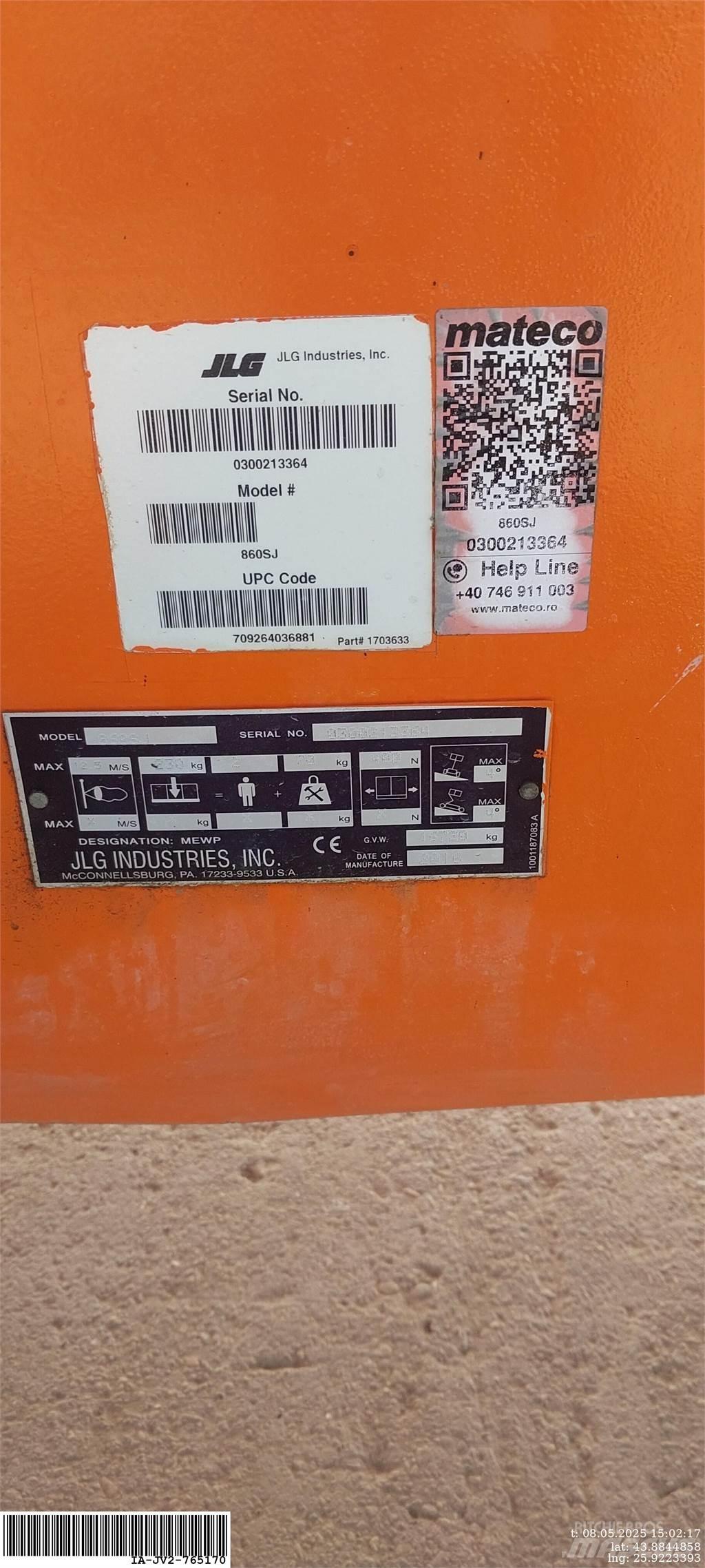 JLG 860SJ Gelenkteleskoparbeitsbühnen