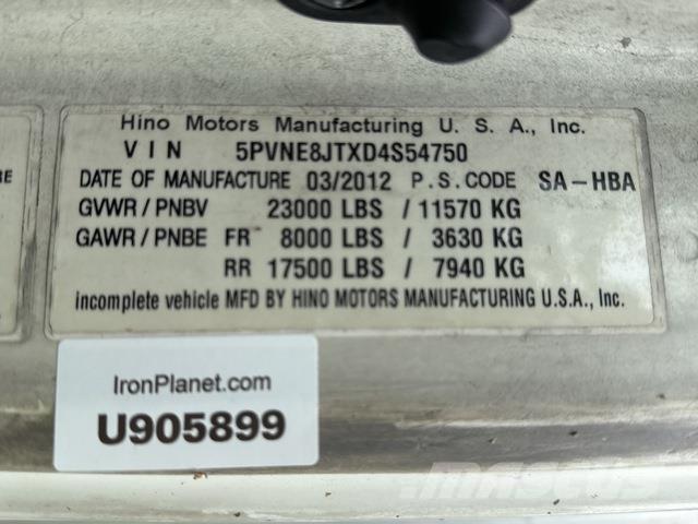 Hino 268 Kastenaufbau