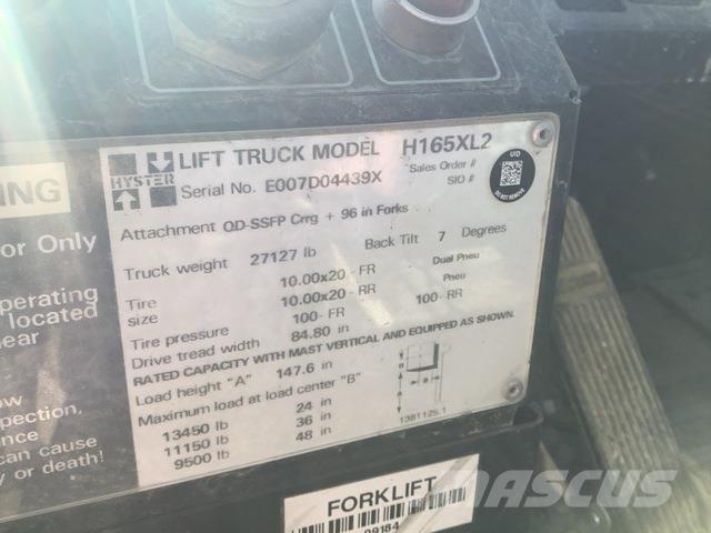 Hyster H165XL2 Andere Gabelstapler
