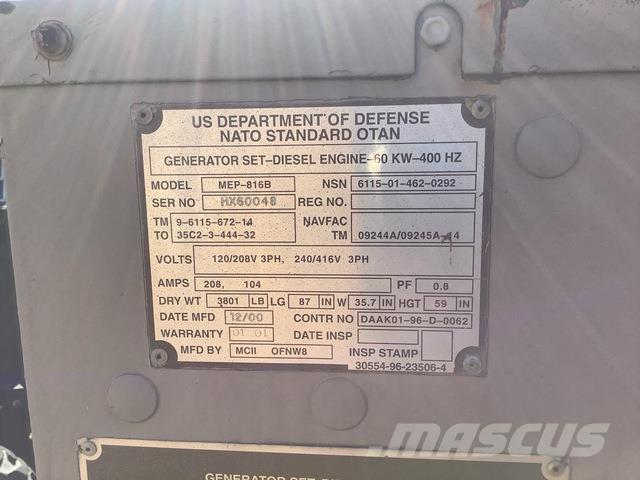  MCII MEP-816B Diesel Generatoren