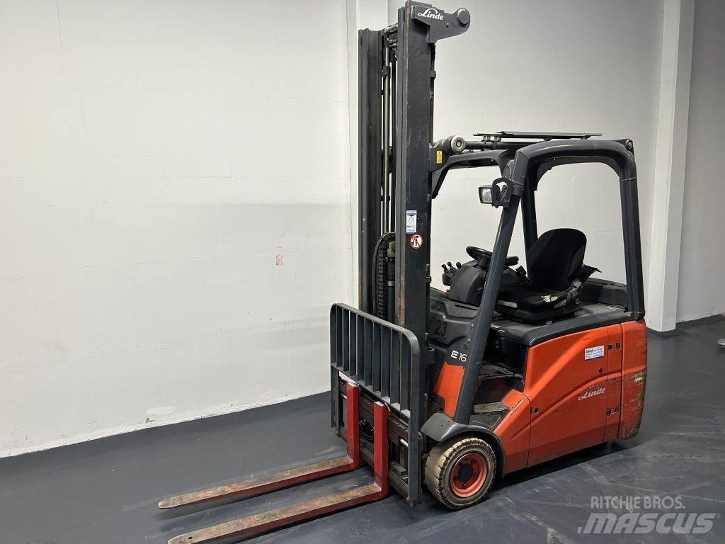 Linde E16H-01 Elektro Stapler