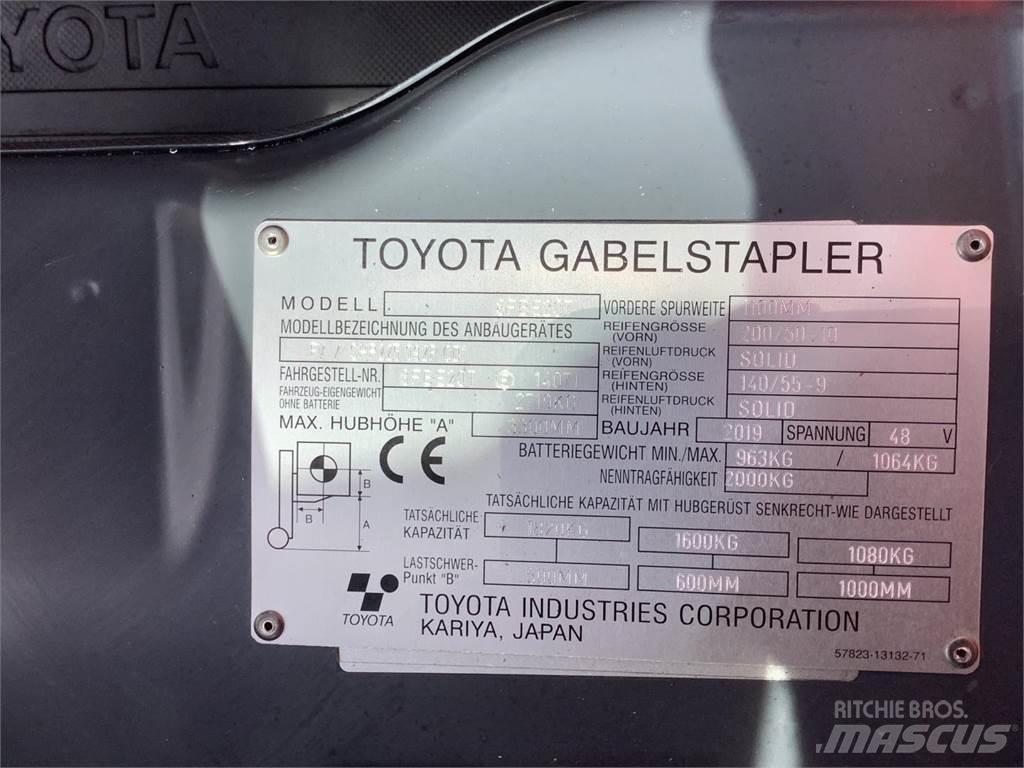 Toyota 8FBE20T Elektro Stapler