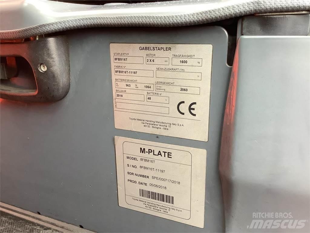 Toyota 8FBM16T Elektro Stapler