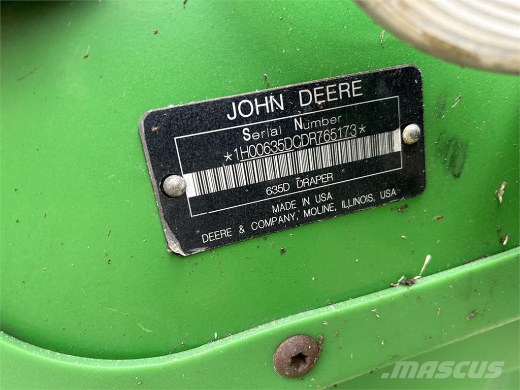 John Deere 635D Erntevorsätze