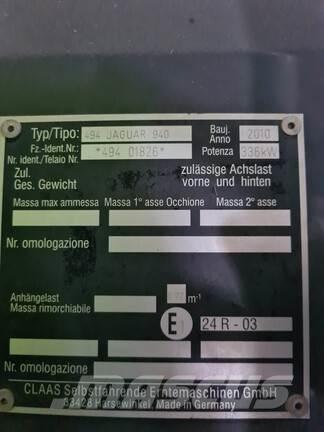 CLAAS JAGUAR 940 Feldhäcksler