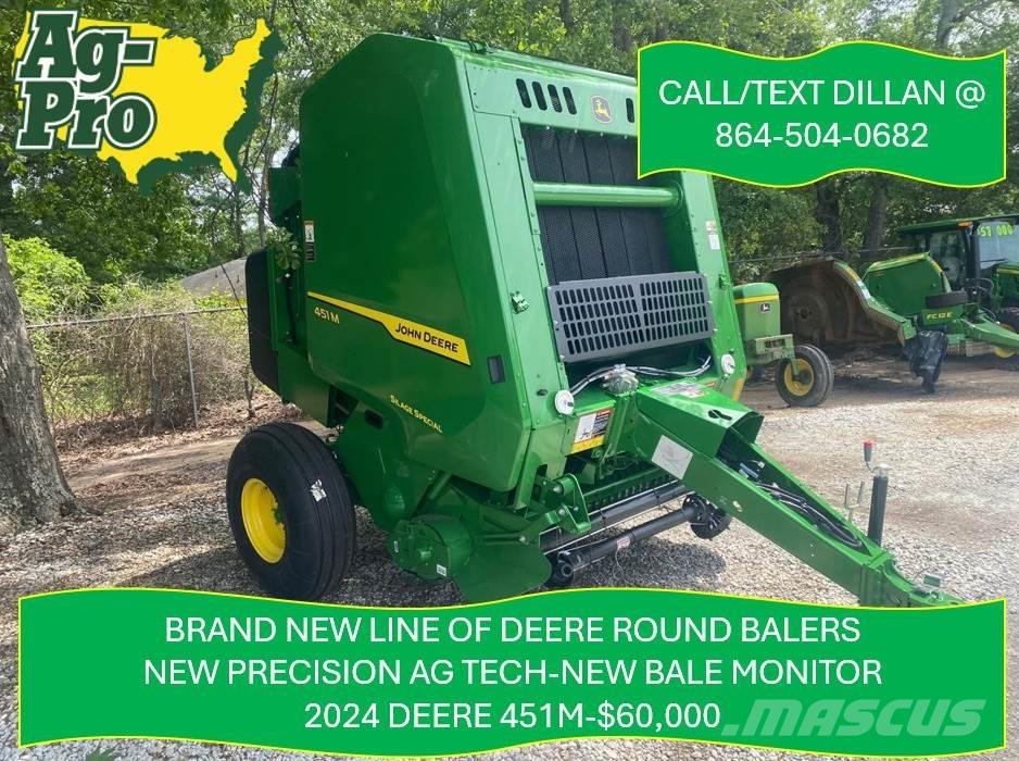 John Deere 451M Rundballenpressen