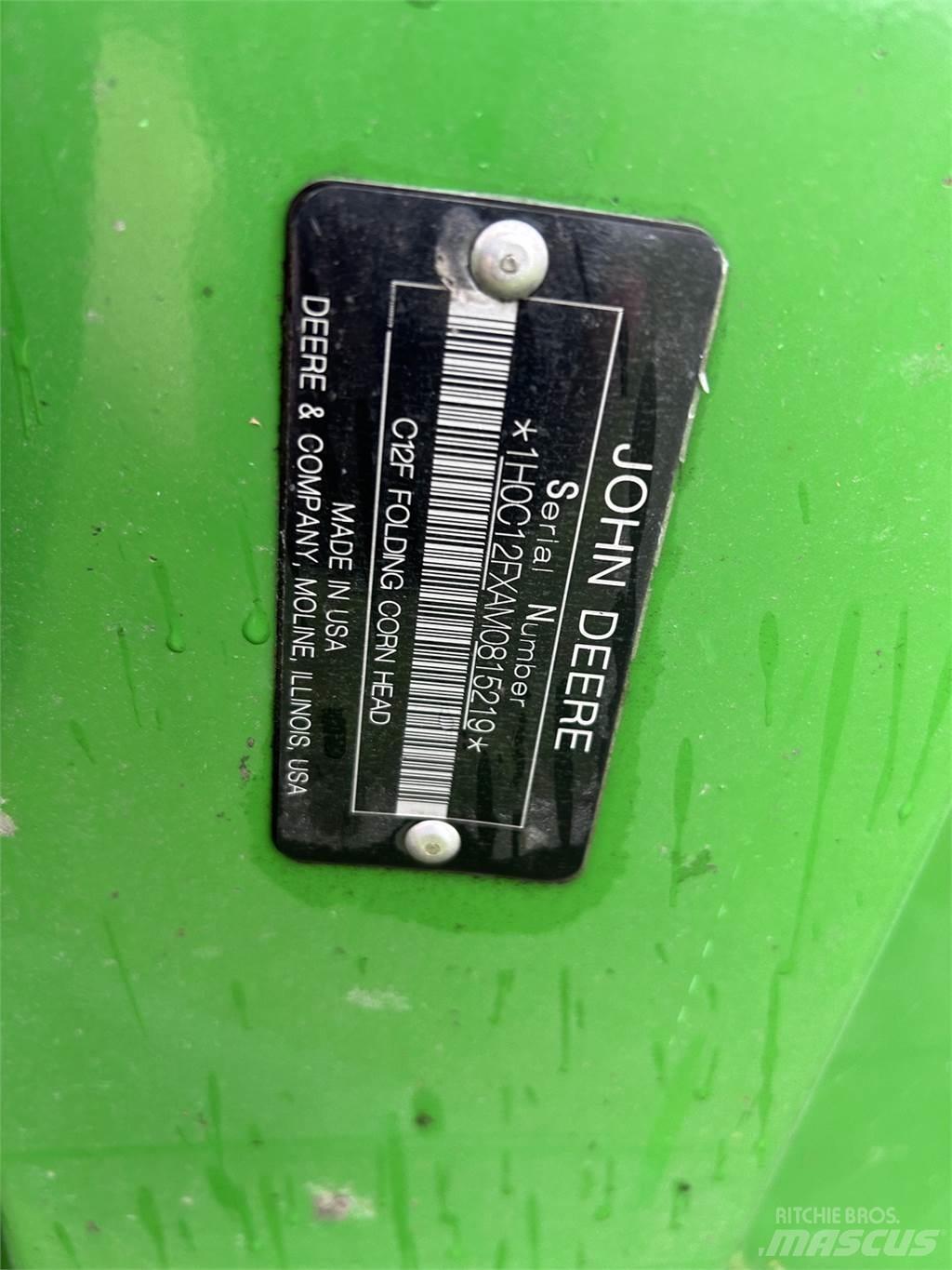 John Deere C12F Zubehör Mähdrescher