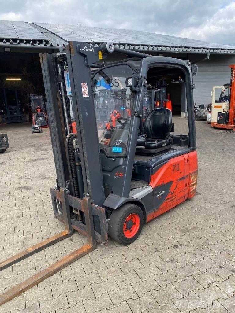 Linde E 16-02 Elektro Stapler