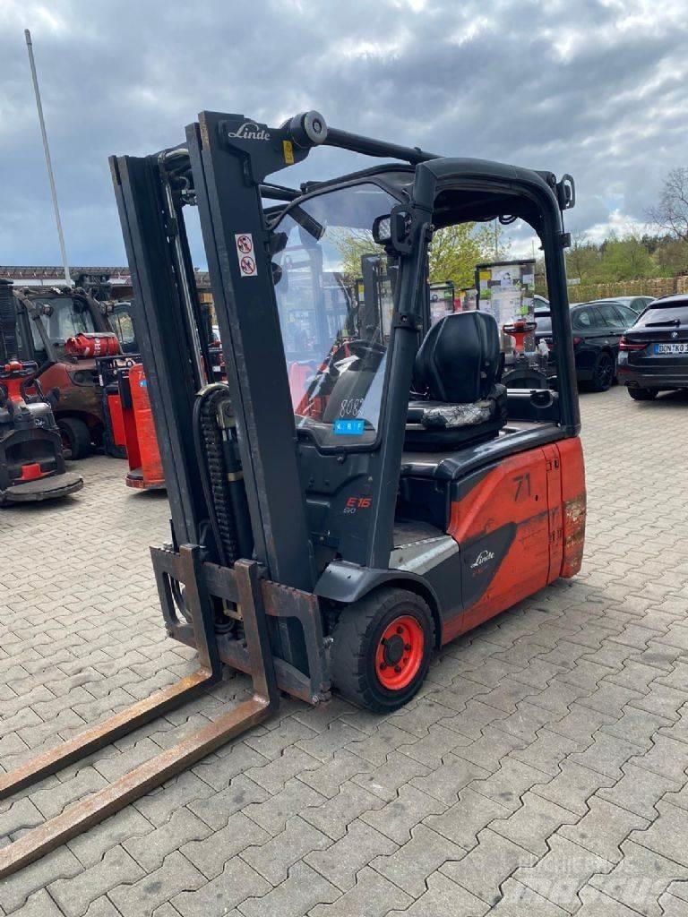 Linde E 16-02 Elektro Stapler