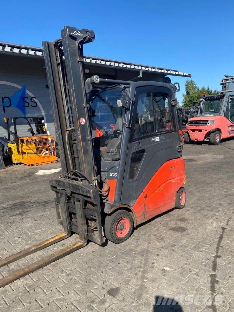 Linde E 16 PH-01 Elektro Stapler