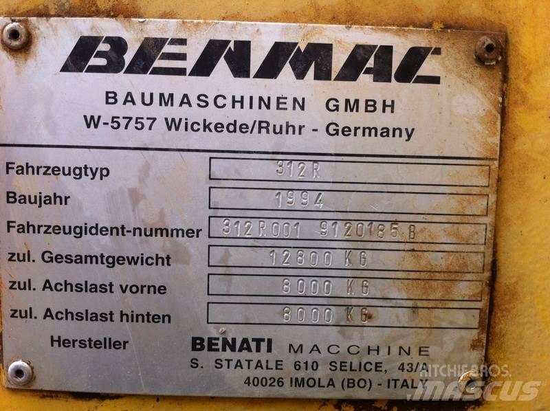 Benmac 312R Andere Zubehörteile