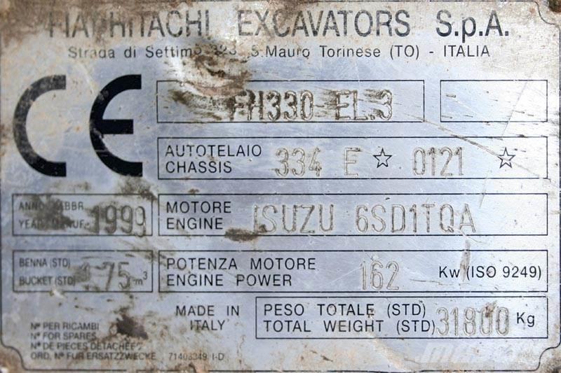 Fiat-Hitachi FH330 EL.3 Andere Zubehörteile