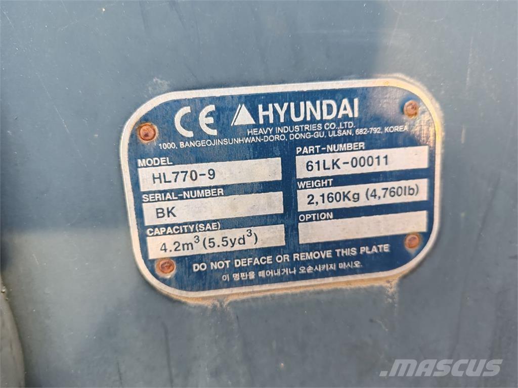 Hyundai HL770-9A Radlader