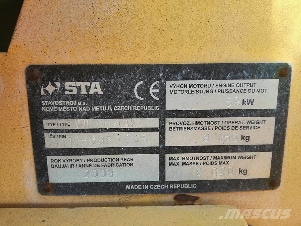 Stavostroj STA VH 700 AK Tandemwalzen