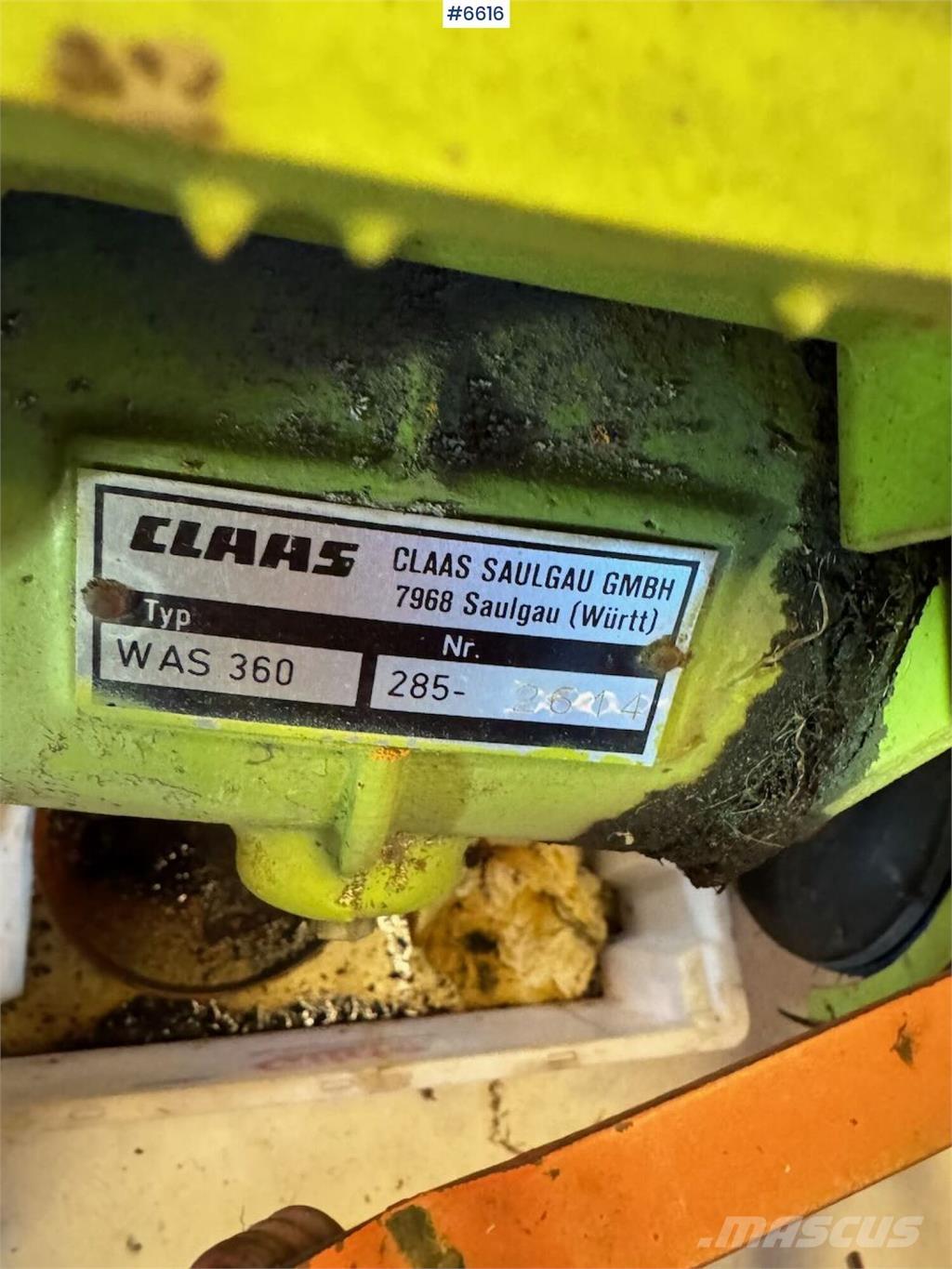 CLAAS WAS 360 Sonstige Erntemaschinen