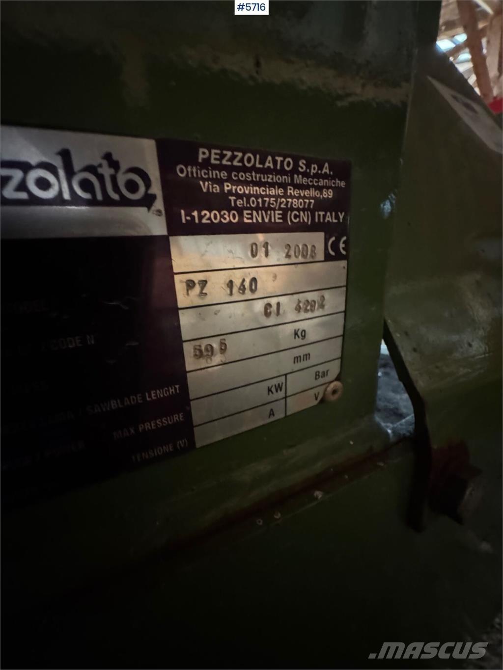 Pezzolato PZ 140 Anderes Zubehör