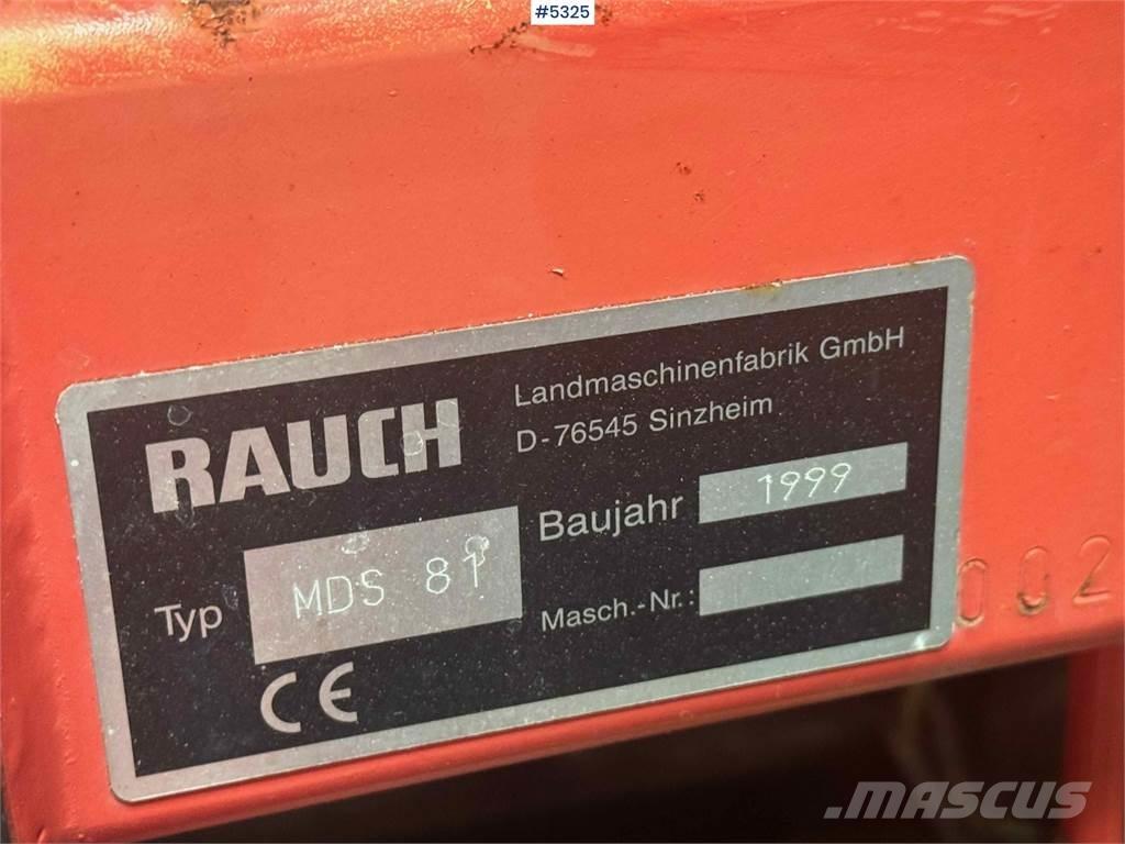 Rauch MDS 81 Drillmaschinen