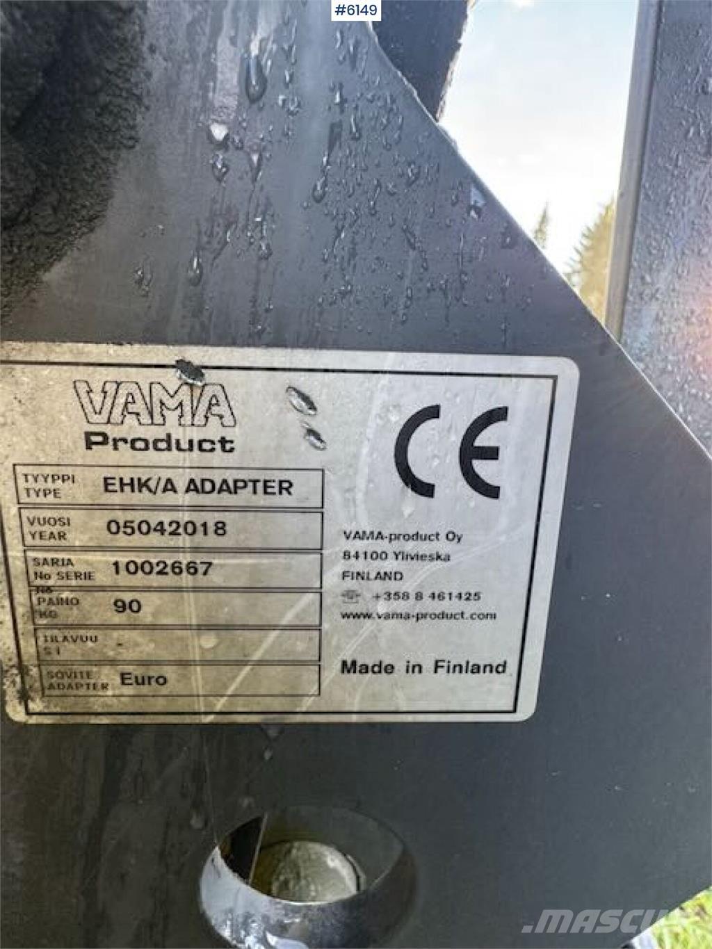 Vama Frontkost Anhängespritzen