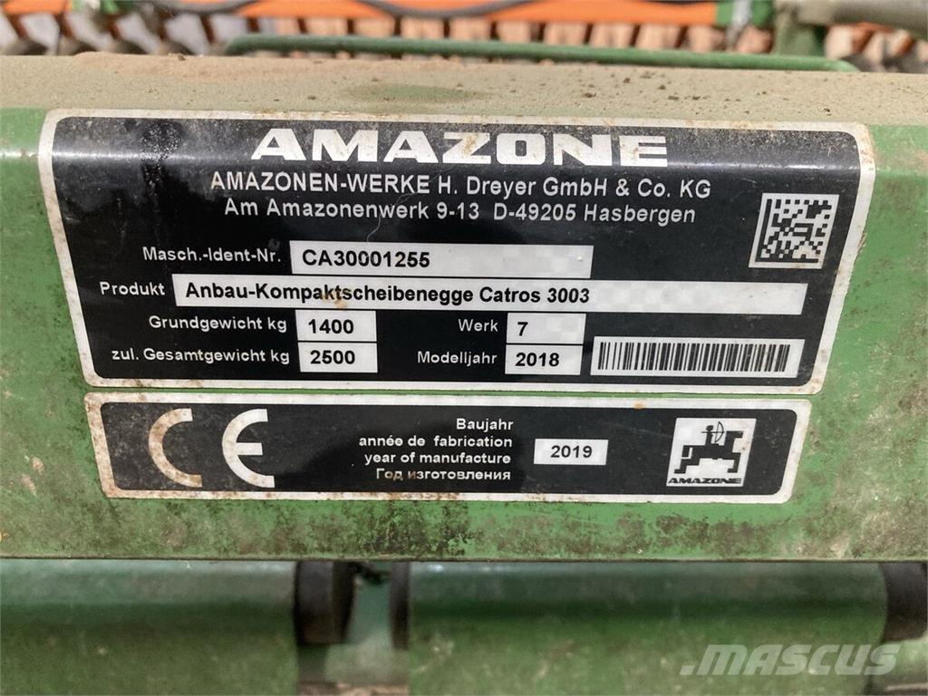 Amazone Catros 3003 Scheibeneggen