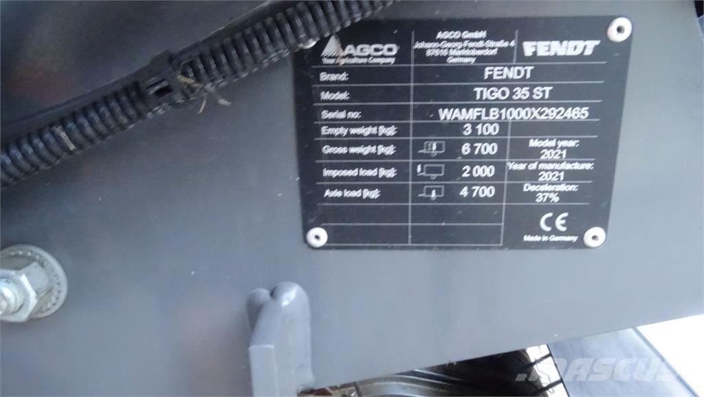 Fendt Tigo Ladewagen