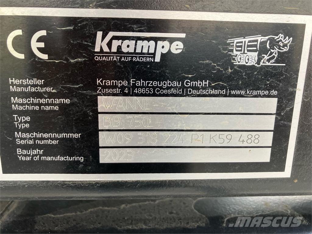Krampe BigBody 750 Kippanhänger