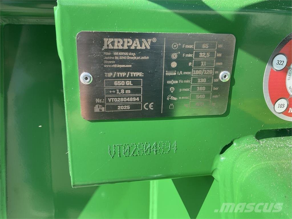 Krpan 650GL Seilwinden