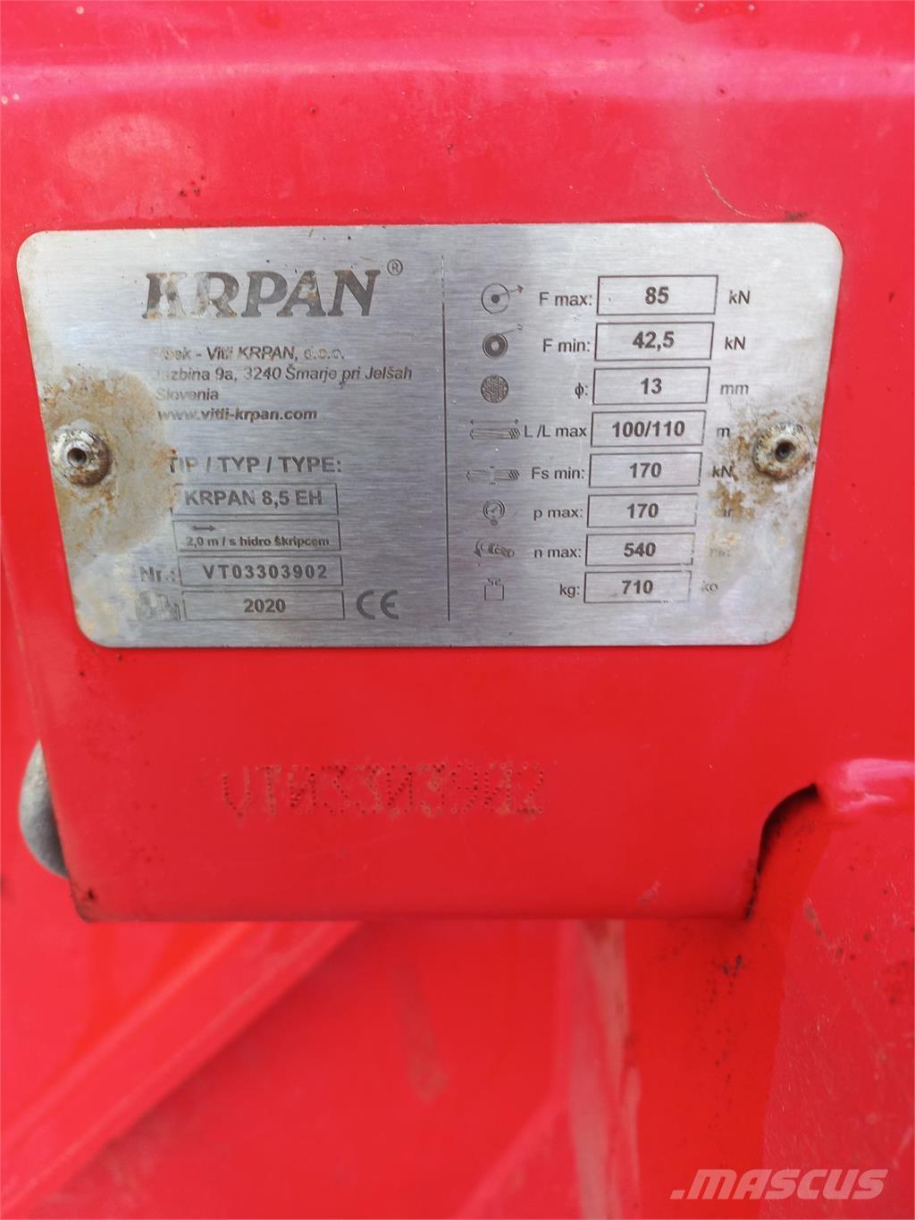 Krpan 8,5EH Seilwinden