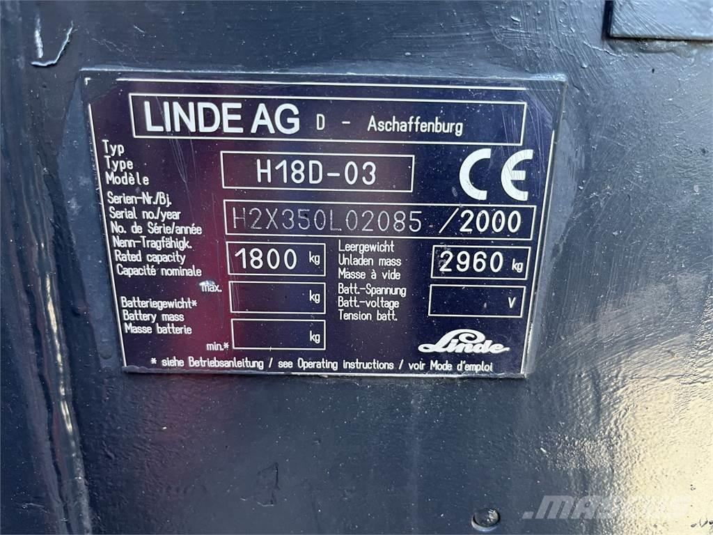 Linde H 18 D Andere Gabelstapler