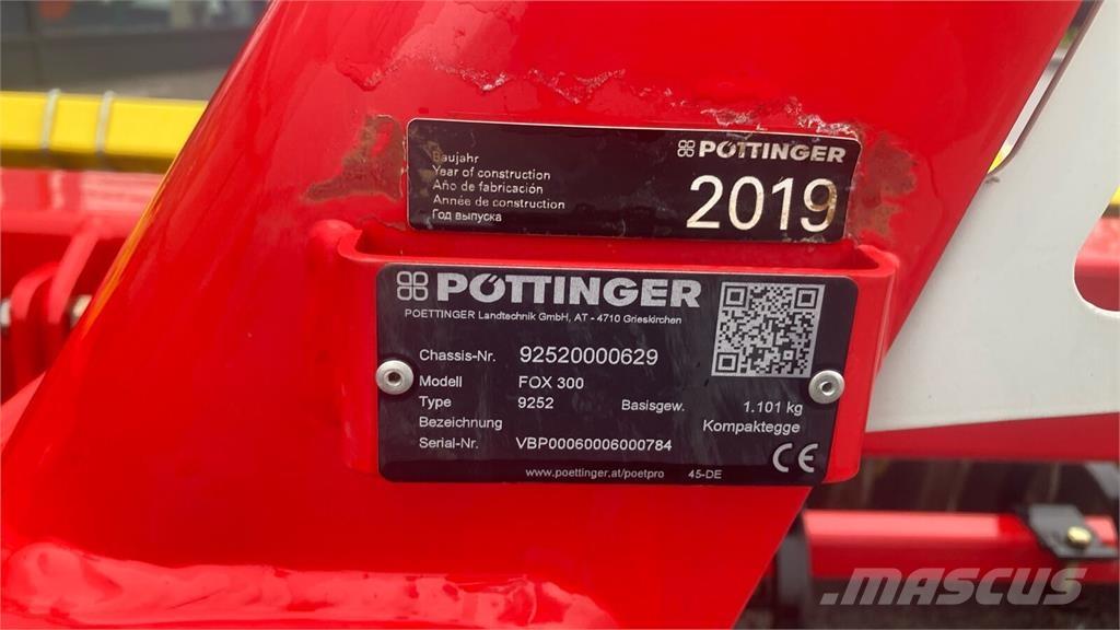 Pöttinger Fox 300 Scheibeneggen