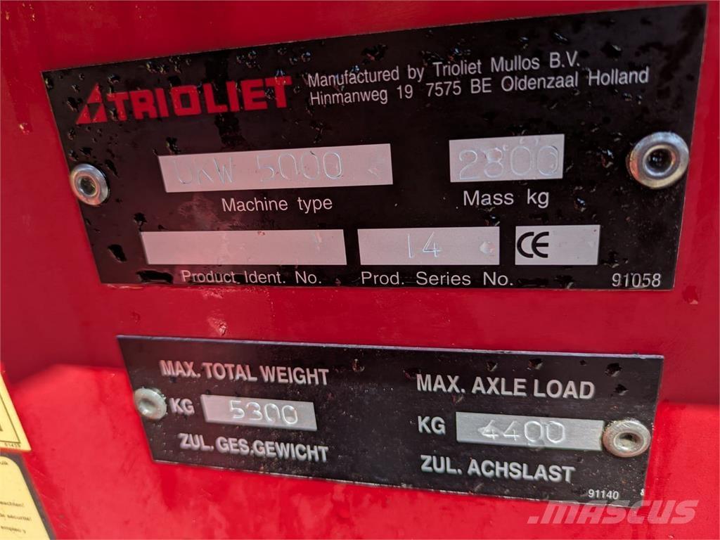 Trioliet UKW 5000 Sonstige Landmaschinen