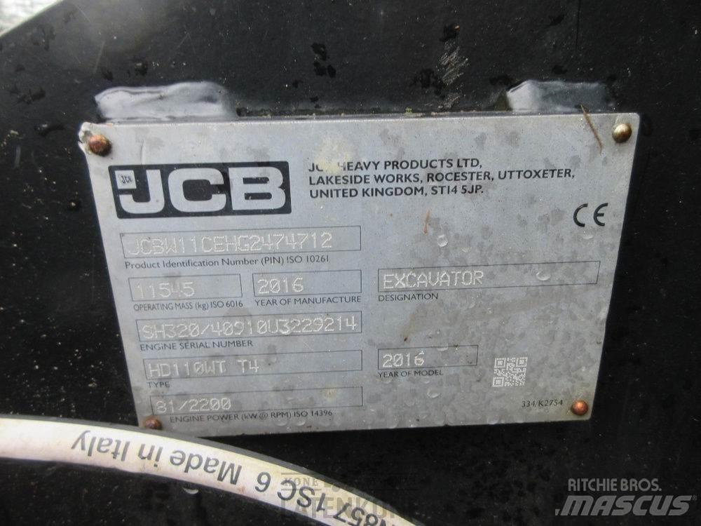 JCB Hydradig HD110W Amphibienbagger
