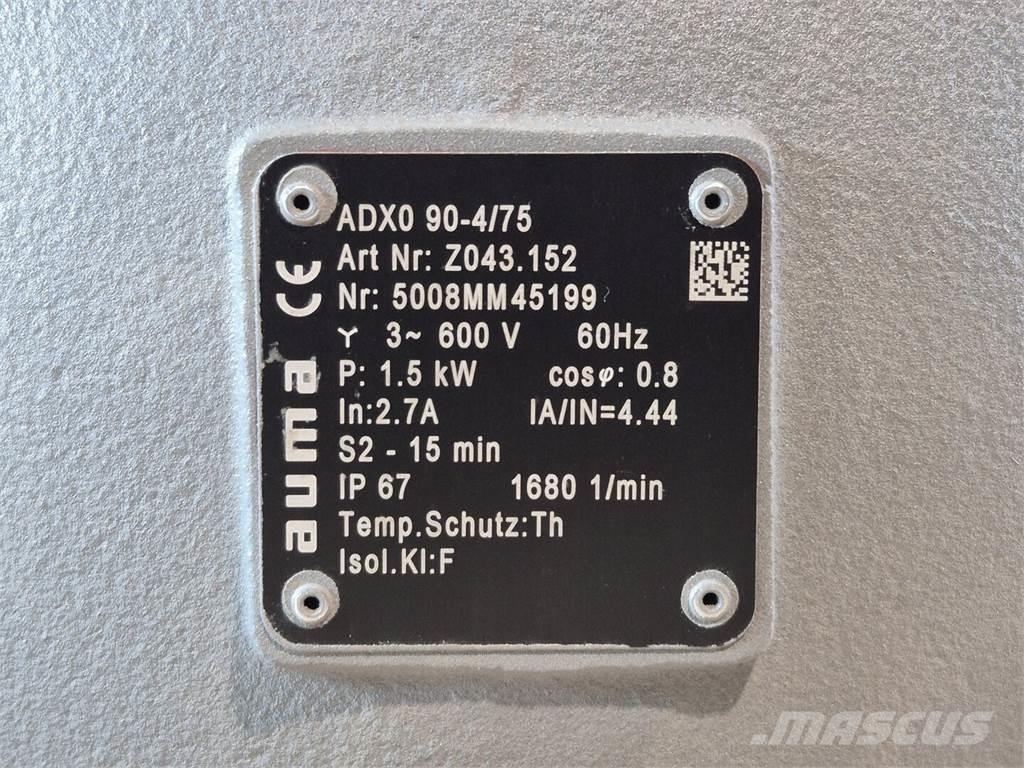  AUMA ADX0 90-4/75 Sonstige Baumaschinen