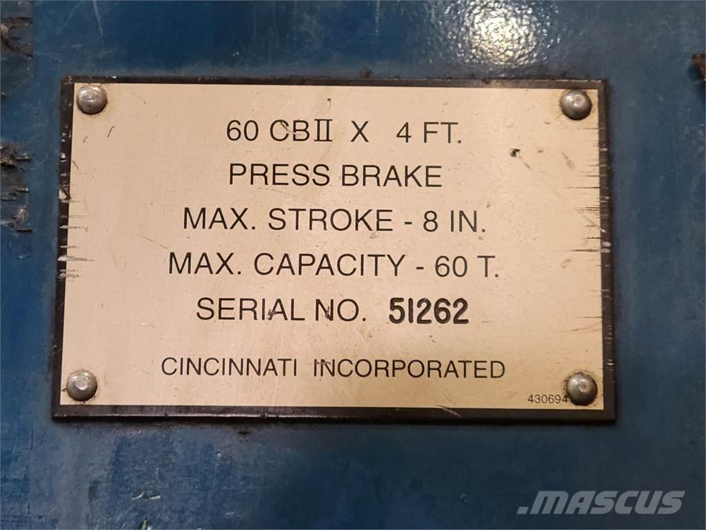  CINCINNATI 60CBII x 4 Sonstige Baumaschinen