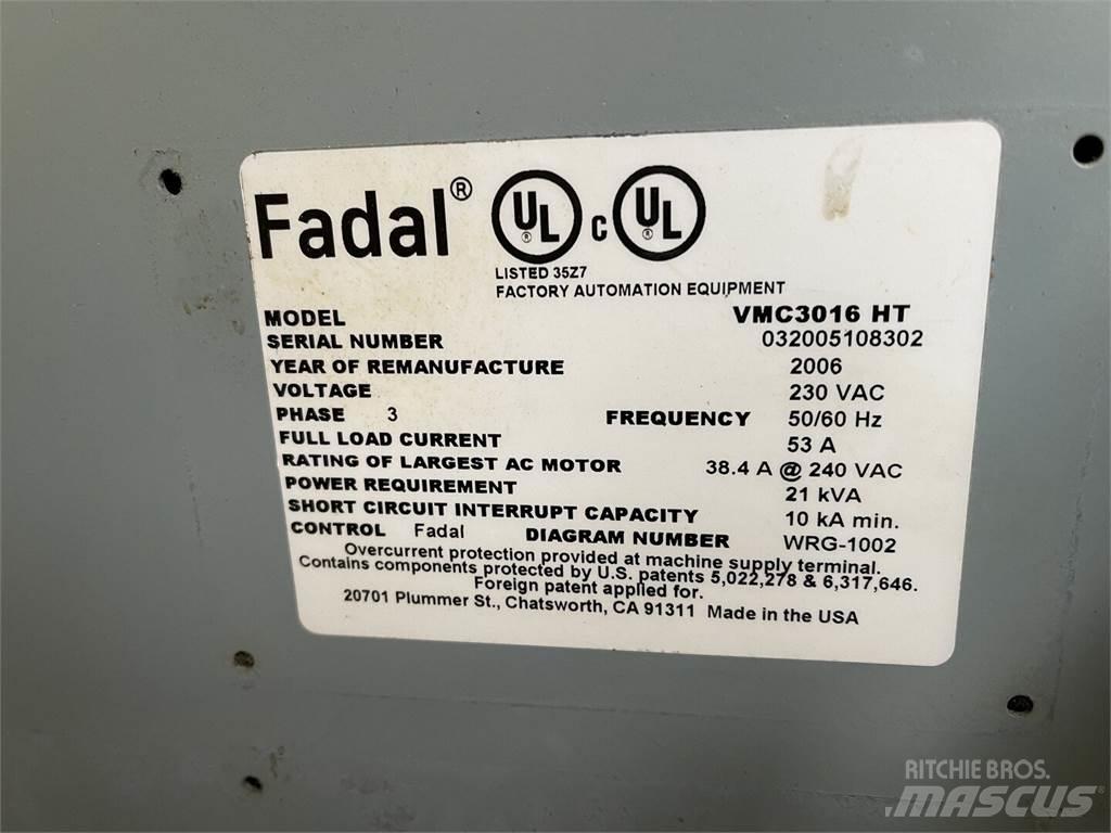  FADAL VMC3016 HT Sonstige Baumaschinen