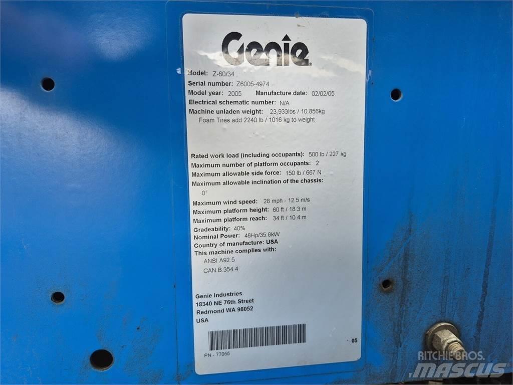 Genie Z-60/34 Gelenkteleskoparbeitsbühnen