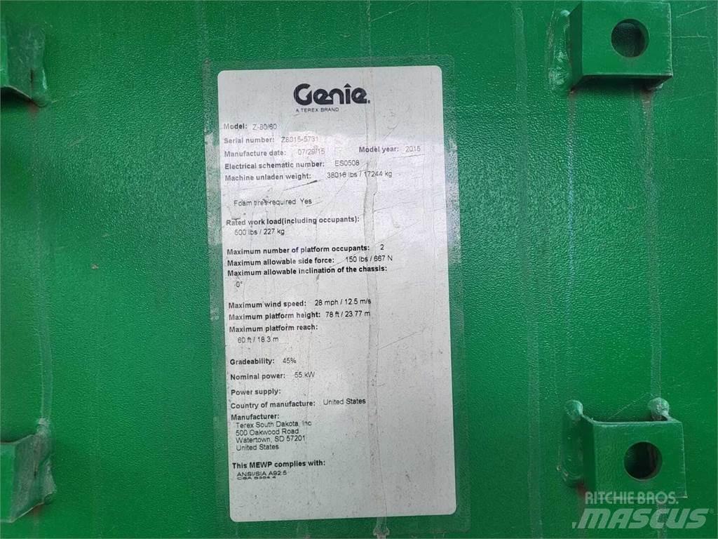 Genie Z-80/60 Gelenkteleskoparbeitsbühnen