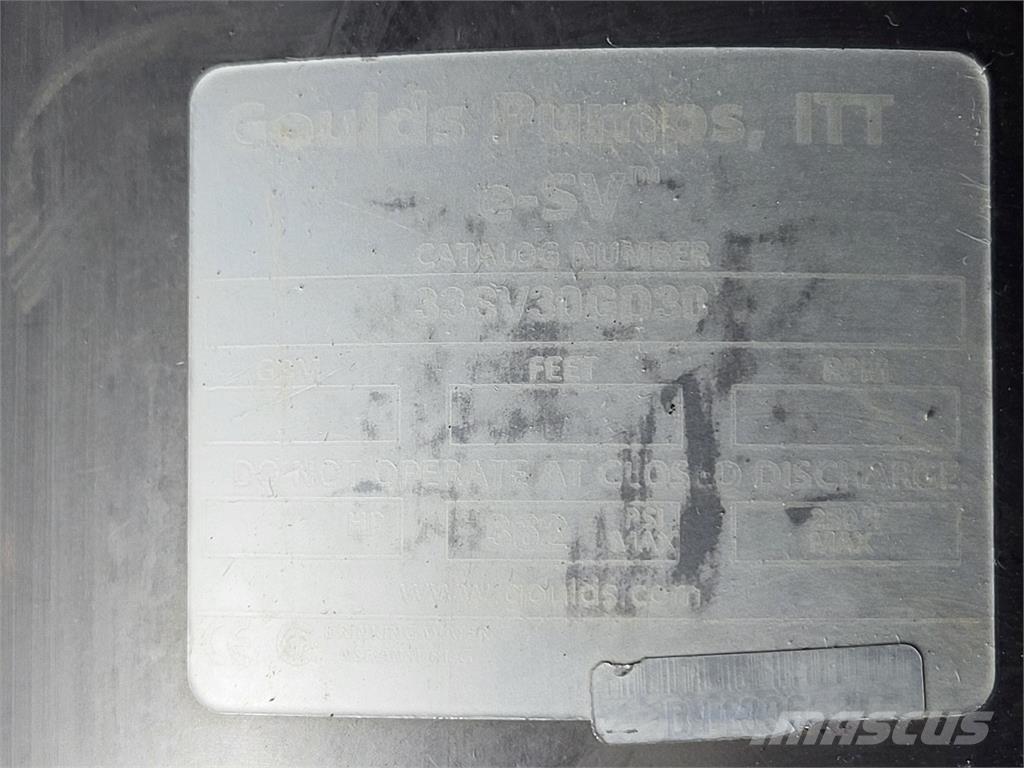  GOULDS 33SV30GD30 Wasserpumpen