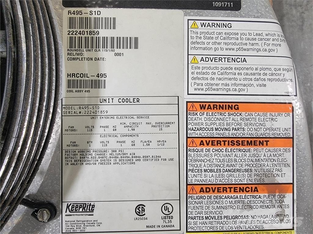  KEEPRITE R495-S1D Kühl- und Heizsysteme