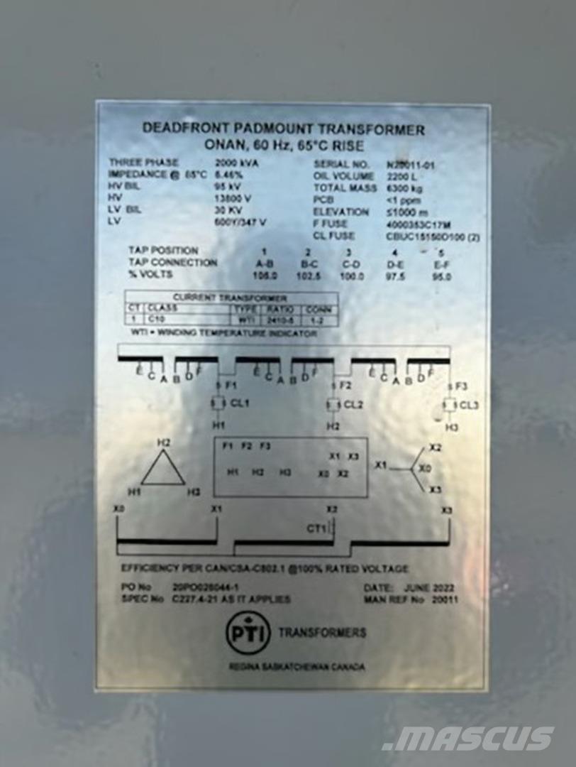 PTI ONAN Sonstige Baumaschinen