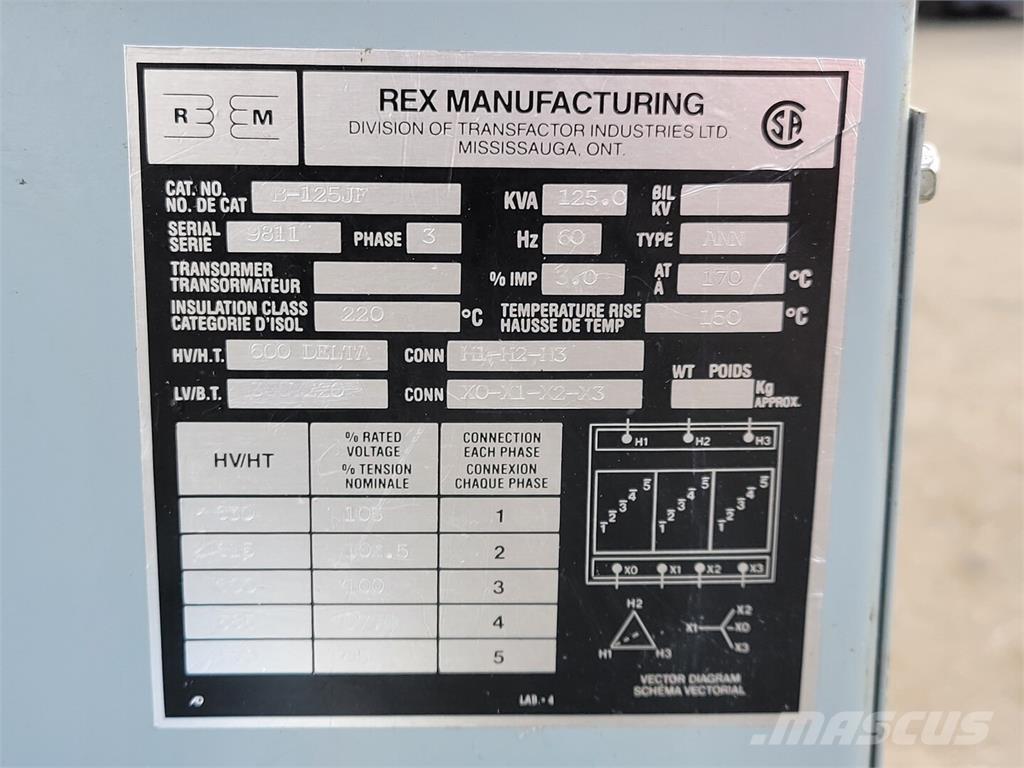REX B-125JF Sonstige Baumaschinen