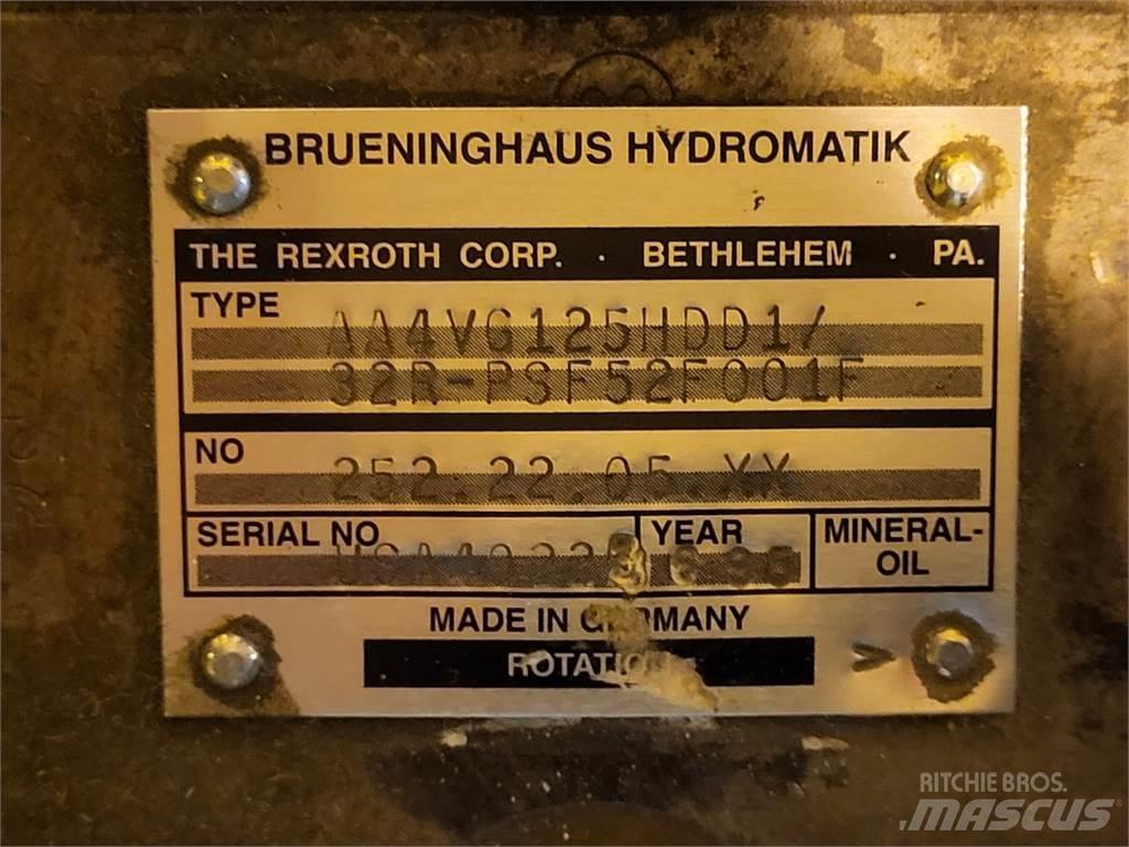 Rexroth A4VG125HDD1 Wasserpumpen