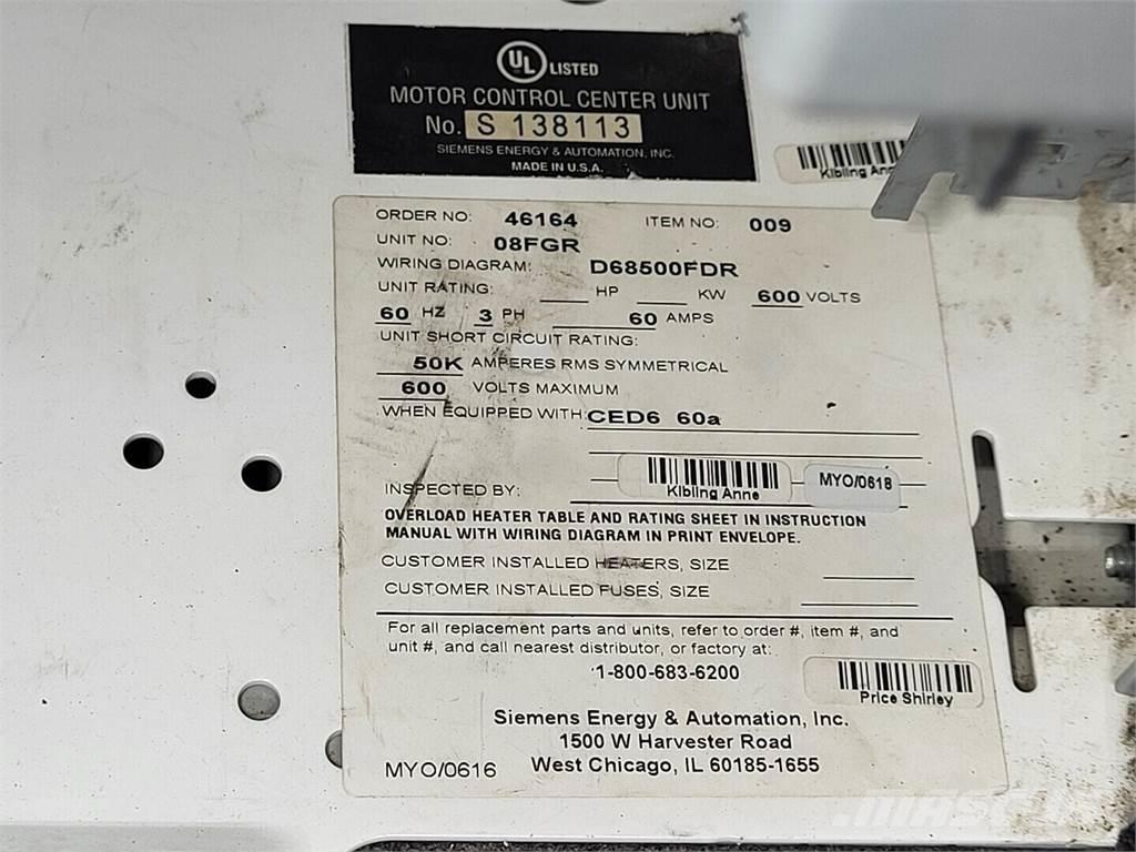 Siemens CED63B060 Sonstige Baumaschinen