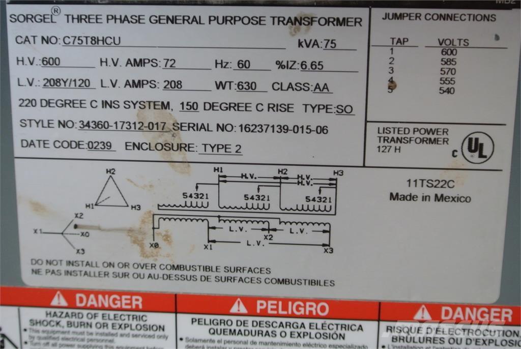  SQUARE D C75T8HCU Sonstige Baumaschinen