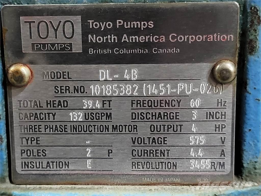Toyo PUMPS DL-4B Wasserpumpen
