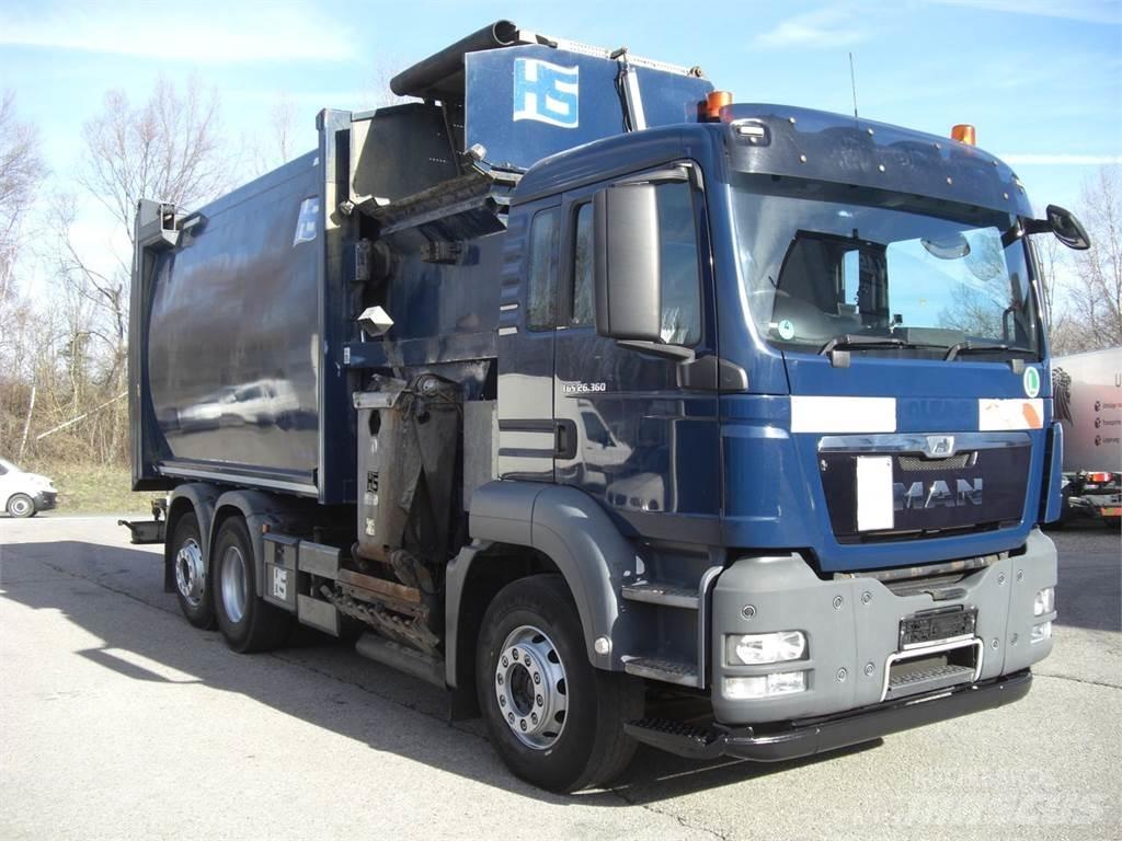 MAN 26360FNLL / RECHTSGEST. Müllwagen
