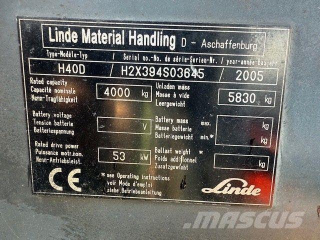Linde H 40 D Diesel Stapler