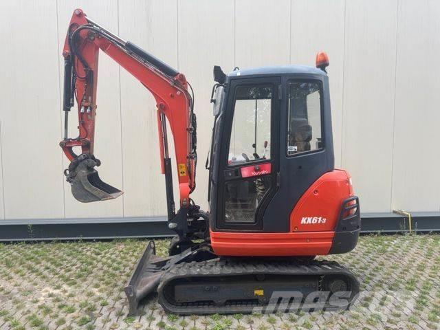 Kubota KX61-3 Minibagger < 7t