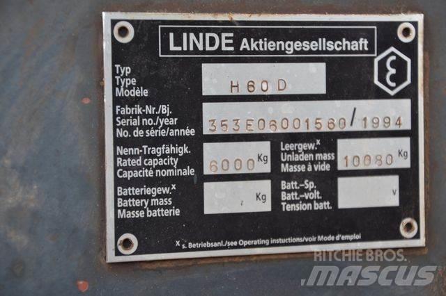Linde H60D / Duplex Diesel Stapler