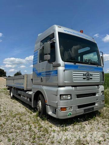 MAN TGA 18.360 FLC Pritschenwagen/Pritschenwagen mit Seitenklappe
