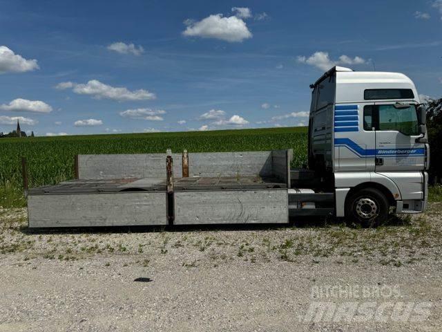 MAN TGA 18.360 FLC Pritschenwagen/Pritschenwagen mit Seitenklappe
